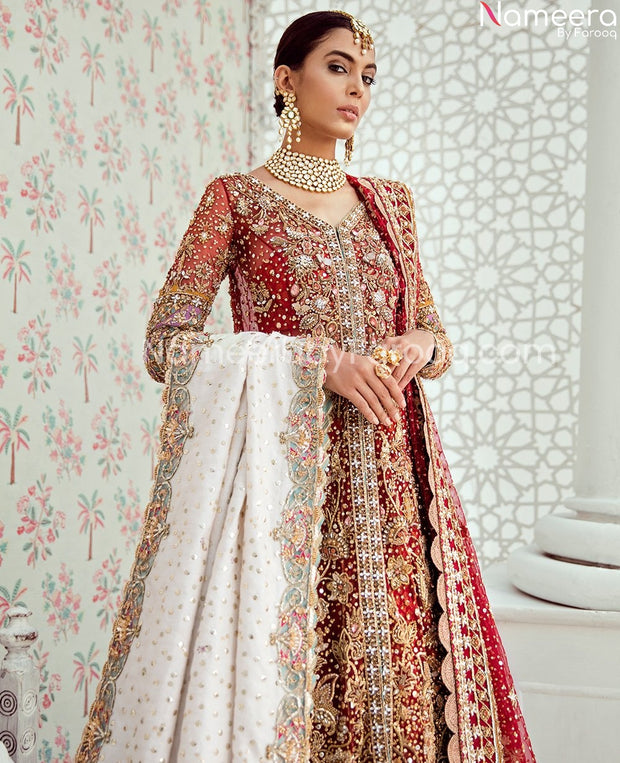 bridal gown pakistani