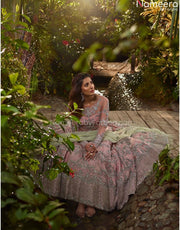 Asian Bridal Lehenga Choli Designer Wear in Pink #BN540