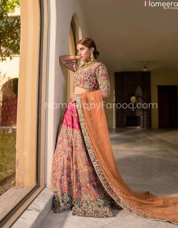 Bridal Lehenga dress pakistani