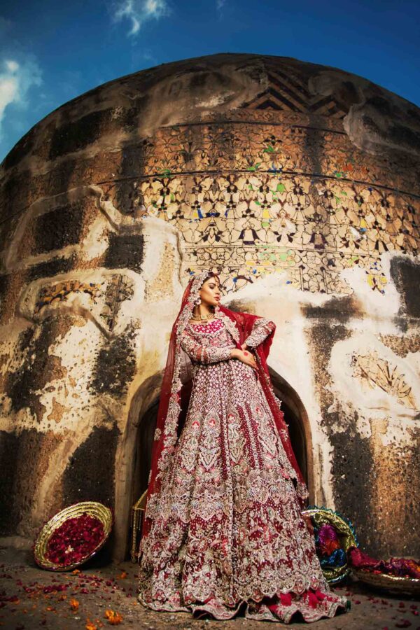 bridal lehenga gown