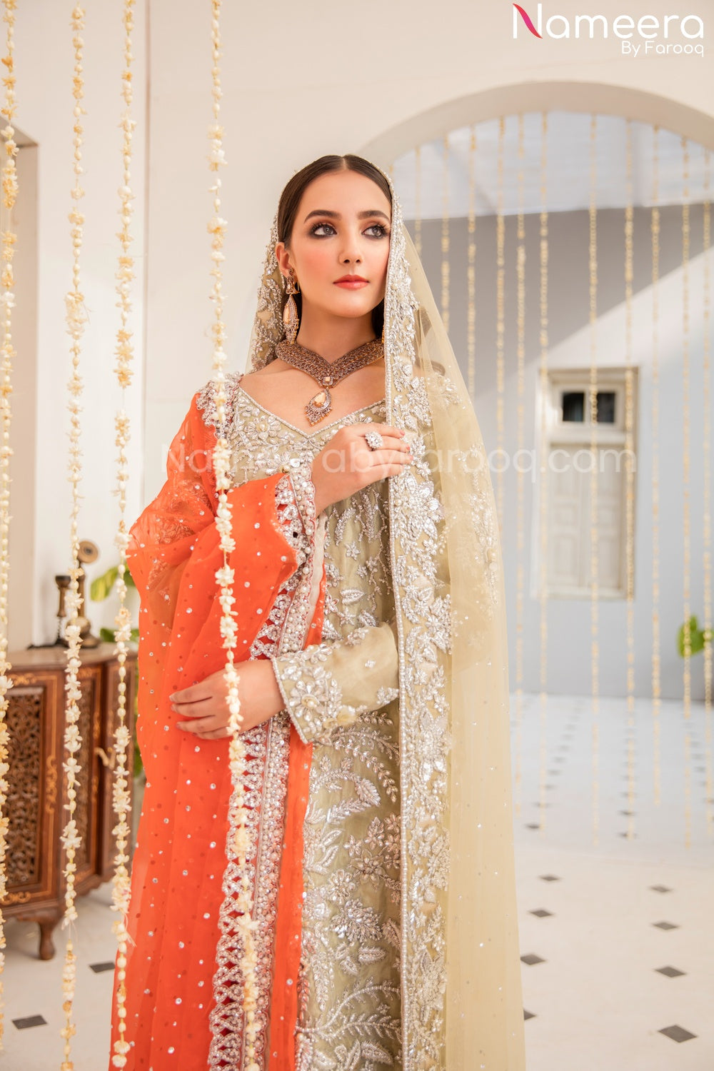 skin asian bridal dress
