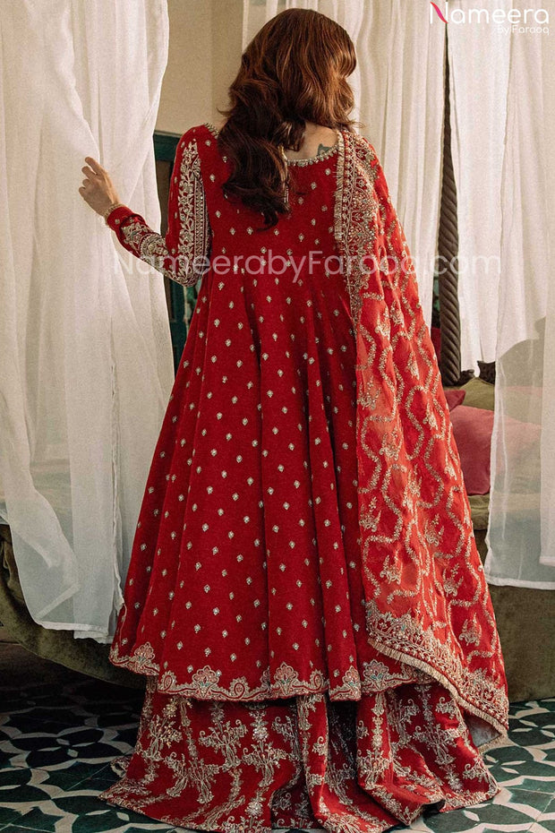 Bridal Maroon Lehenga