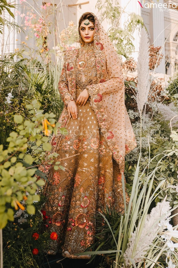 bridal pink lehenga