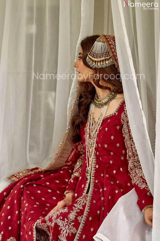 bridal red dress