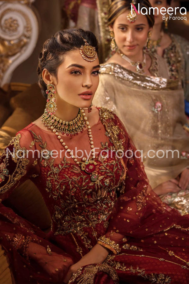 bridal red lehenga 2021 online
