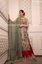 bridal red lehnga