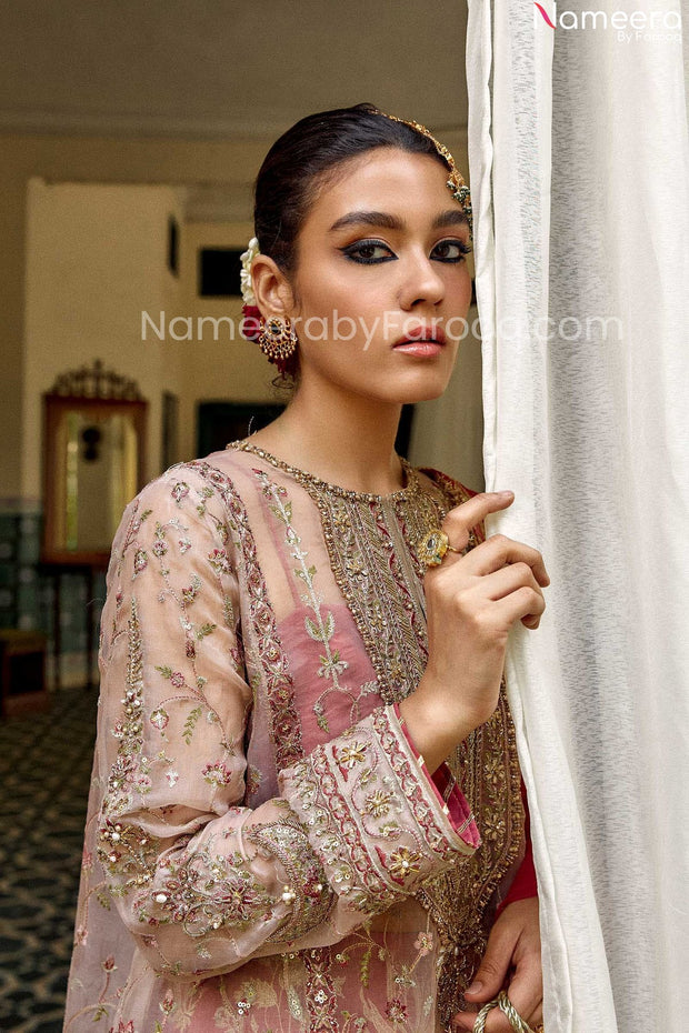 bridal red sharara
