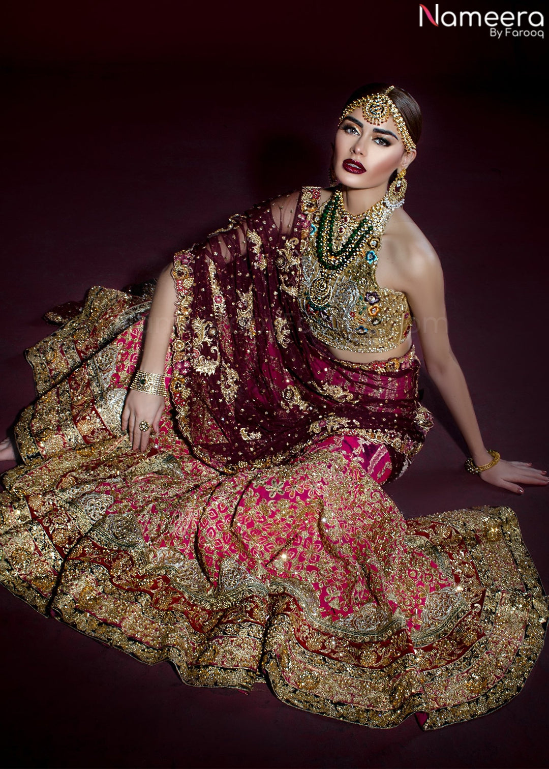 bridal saree