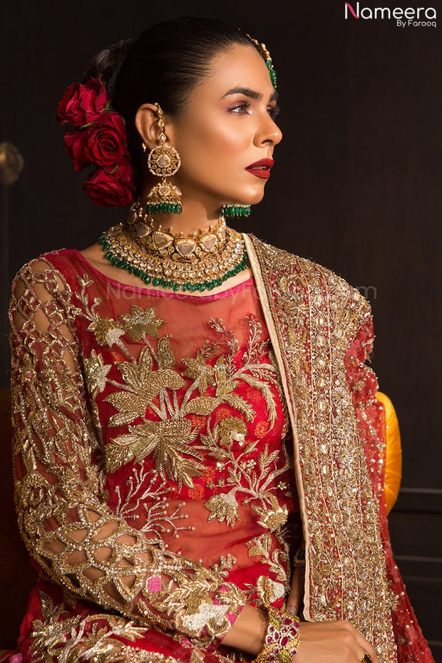 bridal sharara dress