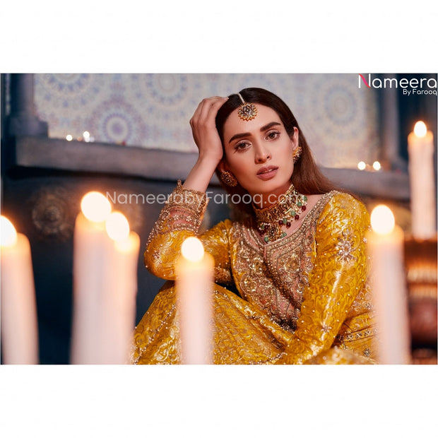 bridal yellow dress