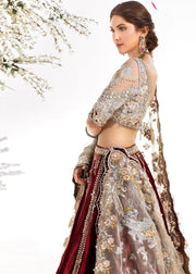 bride in red lehenga