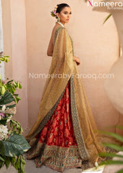 Mehndi Pakistani Bridal Dresses in Lehenga Choli #BN624