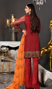 Pretty Chiffon Dresses Pakistani 2019 1