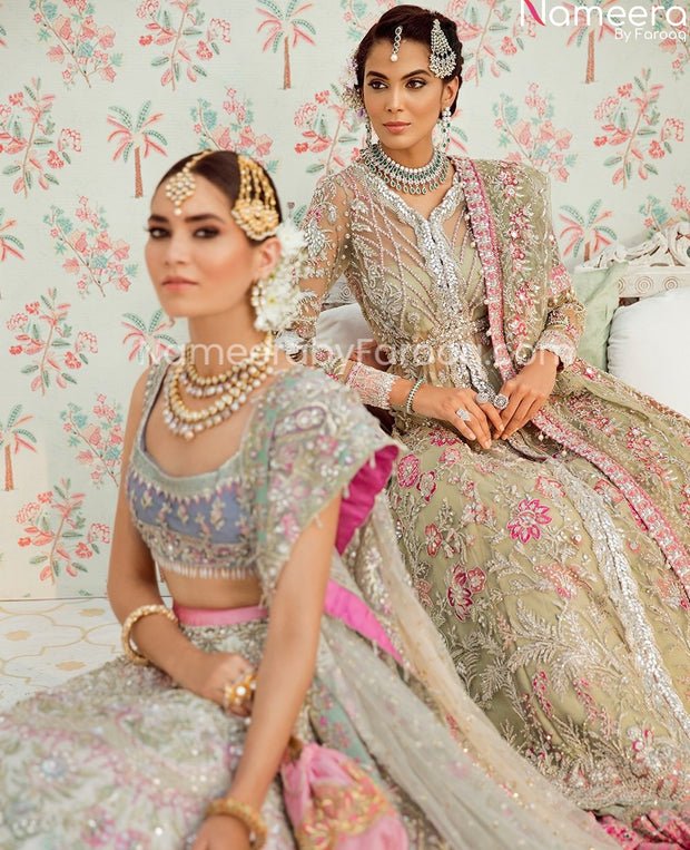 crop top lehenga choli