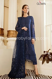 Designer embrioded dark blue suit online 2021