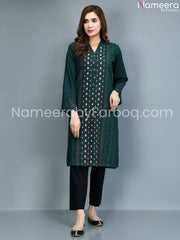 Dark green suit