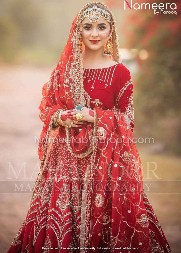 Pakistani Lehenga Choli Desi Bridal Dresses 