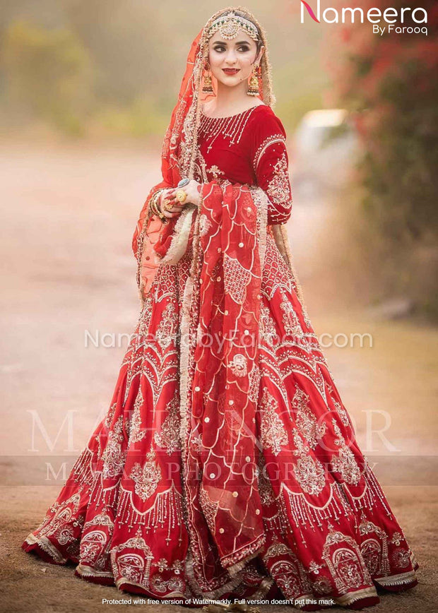 Pakistani Lehenga Choli Desi Bridal Dresses 