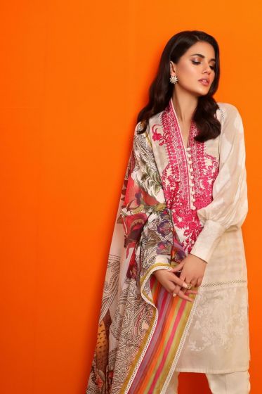Beautiful designer woven dress for casual wear in skin color 