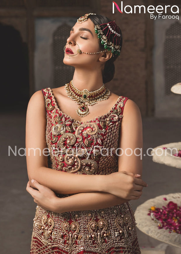 designer bridal red lehnga 2021 online