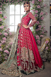 Latest beautiful designer Indian wedding outfit in Fushia Pink color B3455