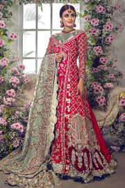 Latest beautiful designer Indian wedding outfit in Fushia Pink color B3455