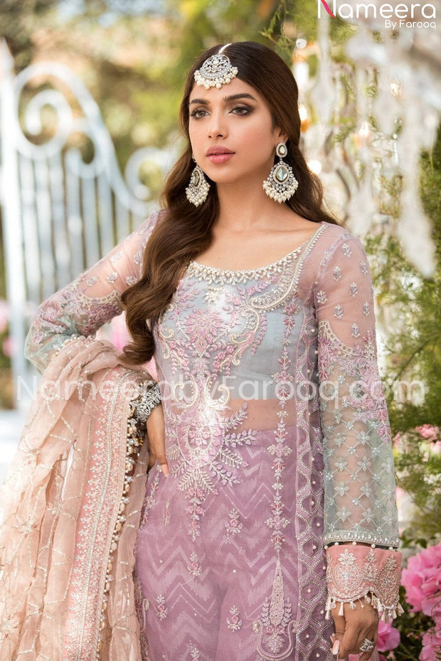 long kurti with palazzo online