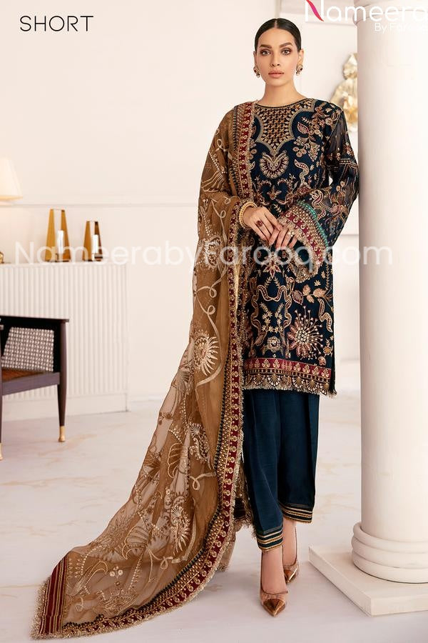 Blue Dress Pakistani 