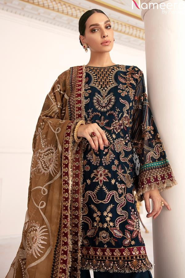 Blue Dress Pakistani  2021