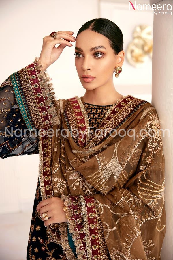 Blue Dress Pakistani Online