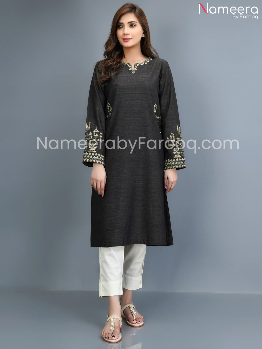 Embroidered Cotton Dress 
