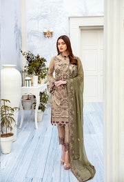 Embroidered Chiffon Outfits 2020