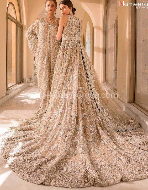 embroidered bridal lehenga