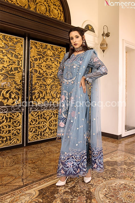 Embroidered salwar kameez