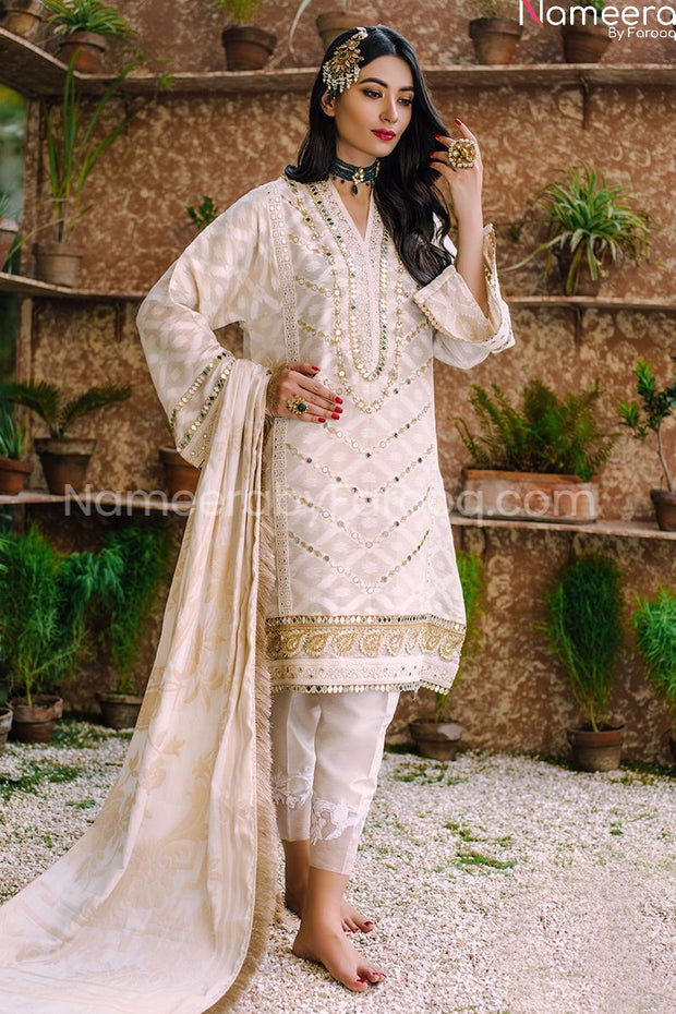 Embroidered salwar kameez 2021