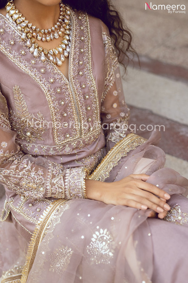 Embroidered salwar kameez for Wedding Party
