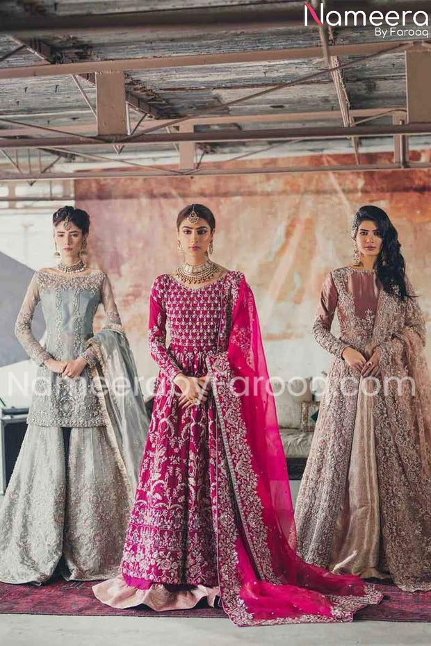 Front Open Gown Dress for Wedding Wear 