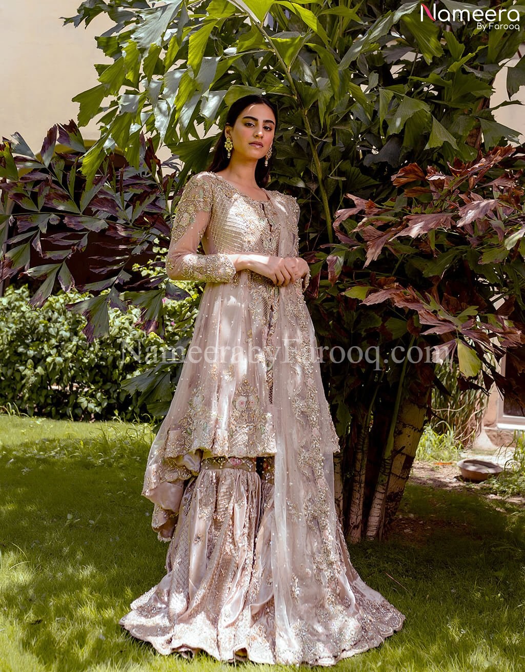 golden bridal dress