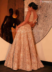 golden lehenga