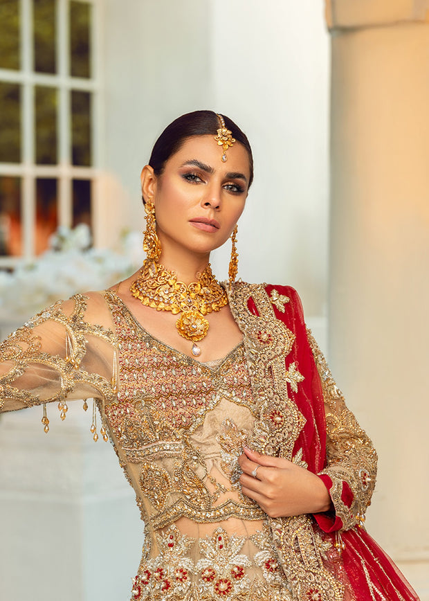 golden lehenga