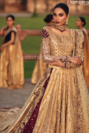 golden lehenga choli