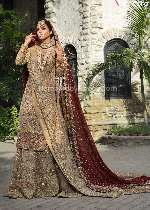 golden lehenga shirt