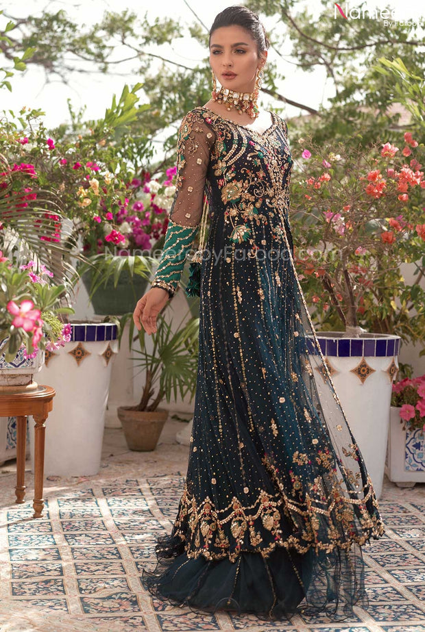 green lehenga