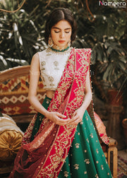 green lehenga choli