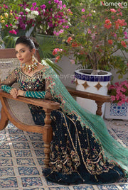 green lehnga