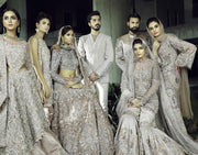 Silver Grey Lehenga Dress