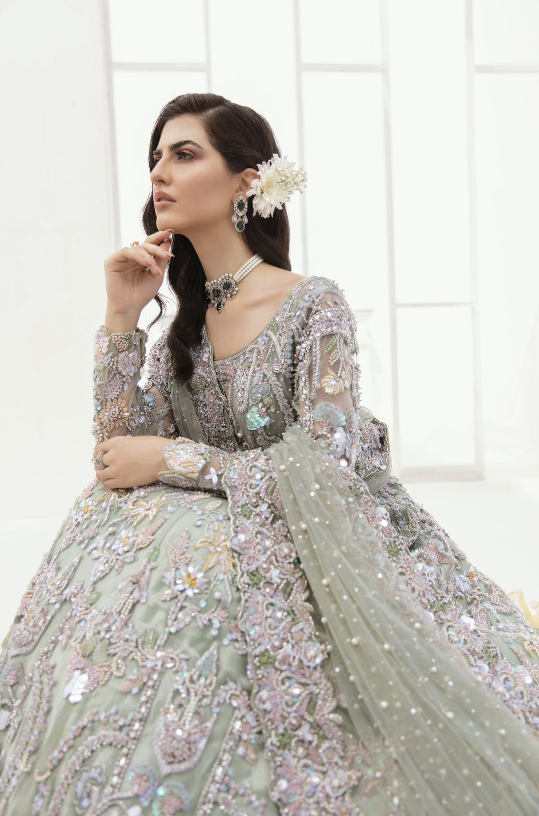 Grey Lehenga 