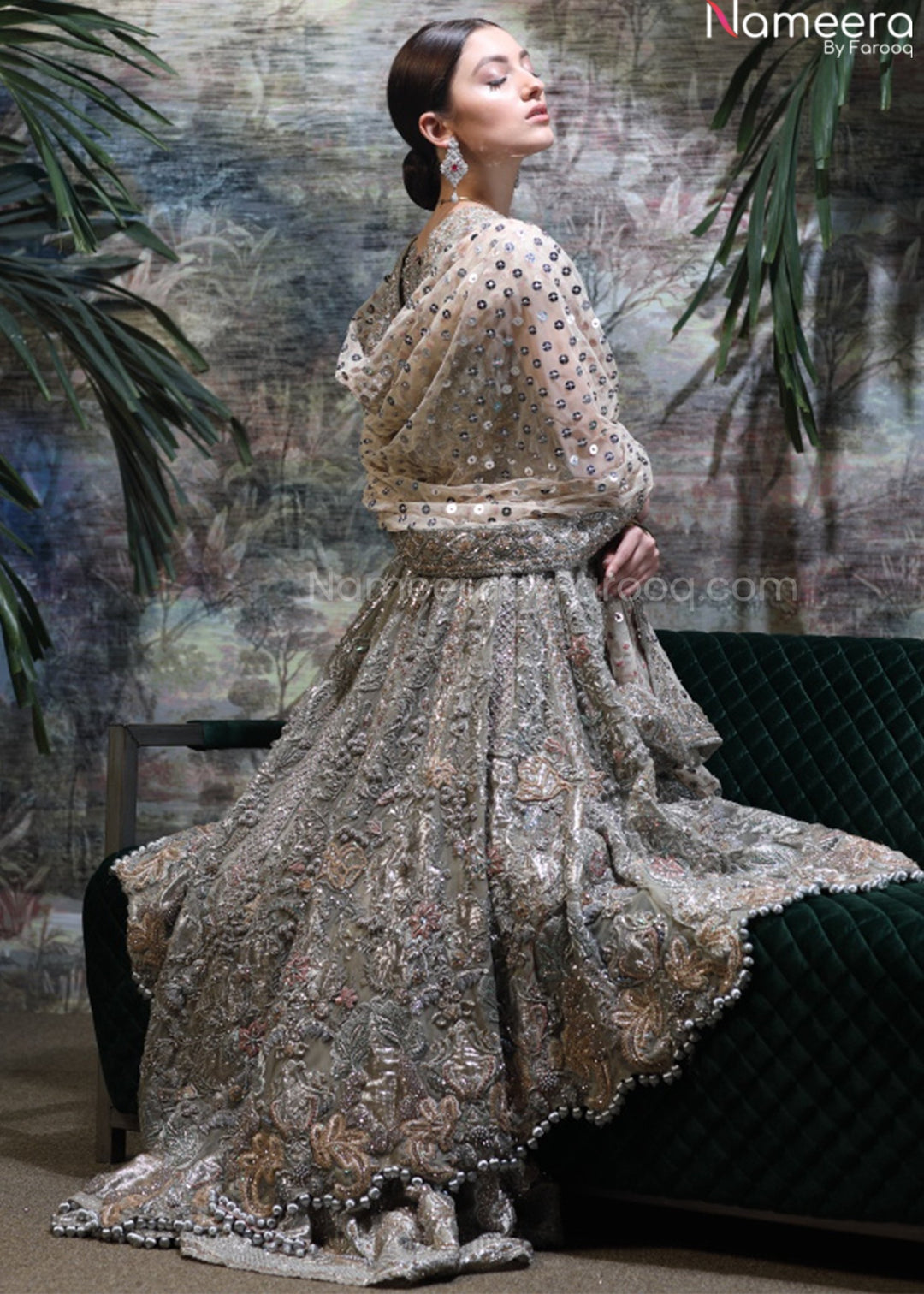 Grey Lehenga Bridal