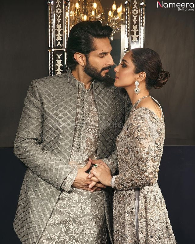 Grey Lehenga Bridal 