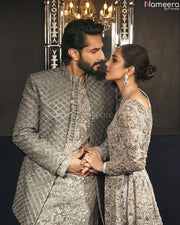 Grey Lehenga Bridal 